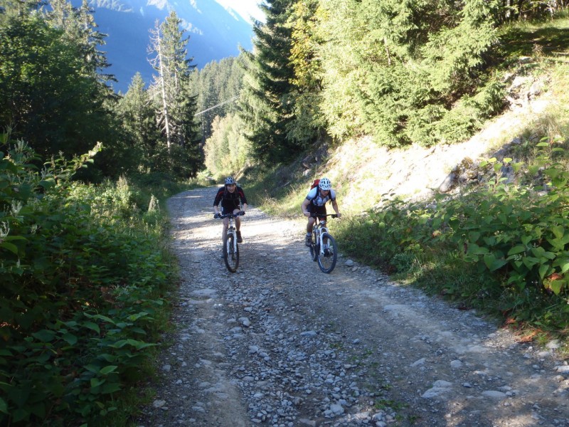 #1 Piste des Nantes. : Une pente raide qui passe sur le VTT. Piste des Nantes. : Une pente raide qui passe sur le VTT.