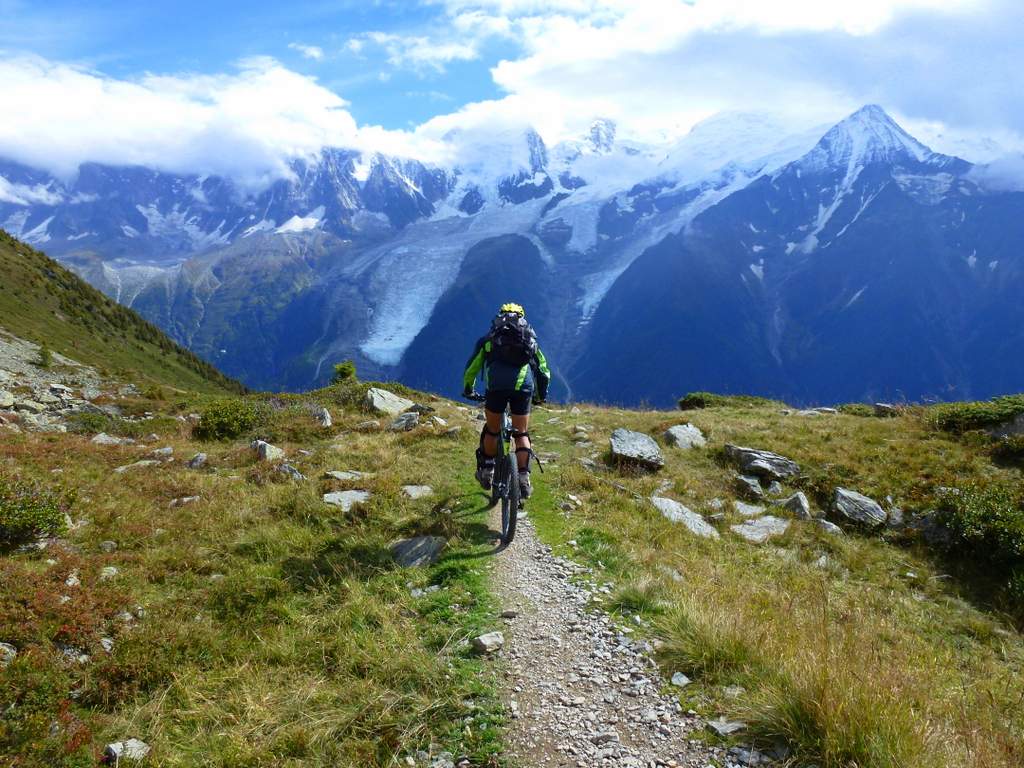 Aiguillette des Houches : Face au massif du Mt Blanc