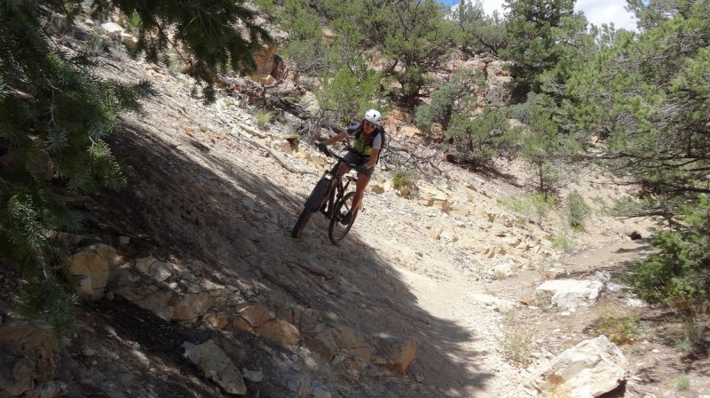 Cottonwood gulch trail : Malika wall ride féministe