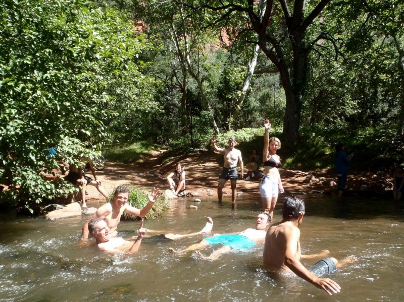 creek qui tue ! : Inespéré cette baignade qui a fait du bien (mis à part Jack et moi qui l'avons trouvé trop froide, ouhh ouhhh les tafioles)