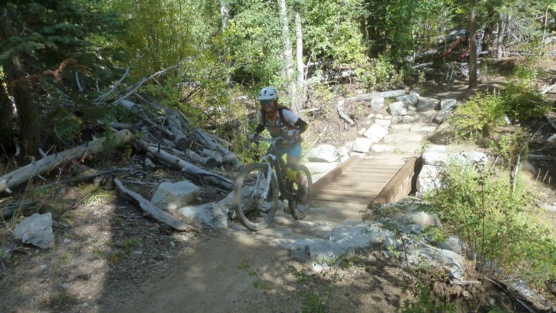 Star Lake Trail : petit pont de bois