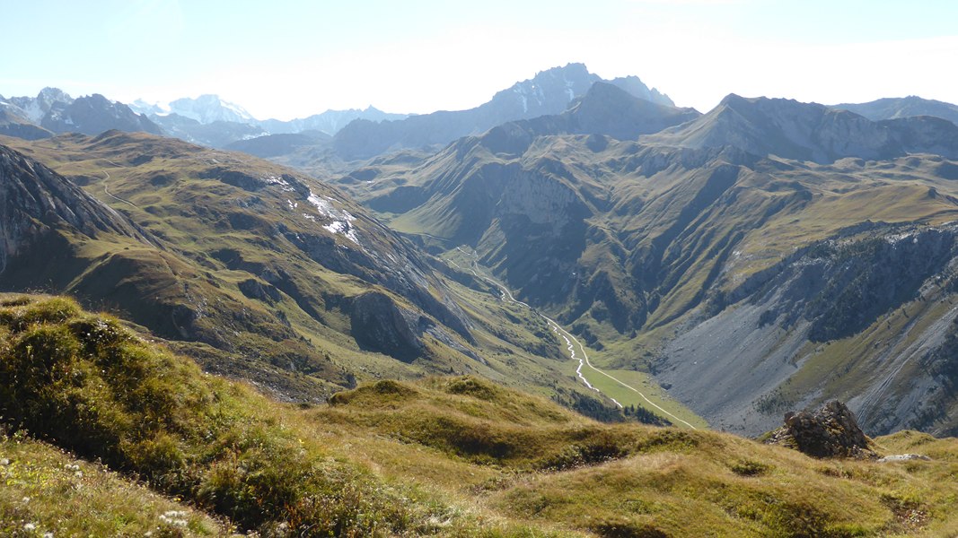 Col de la Grande Pierre : Vallée des Avals