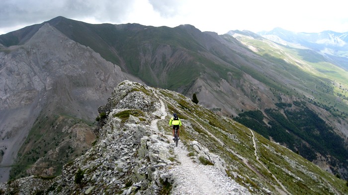 Début de la descente : Juste avant la chute de Michèle