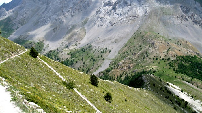 Quel cheminement : Descente sur le col de Fromage