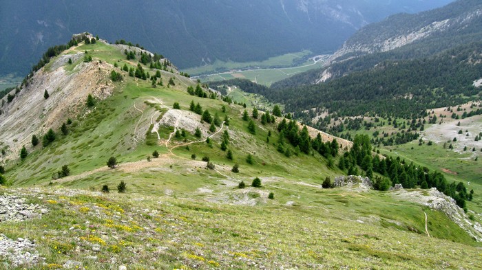 Montée : Vue du haut, c'est chouette !