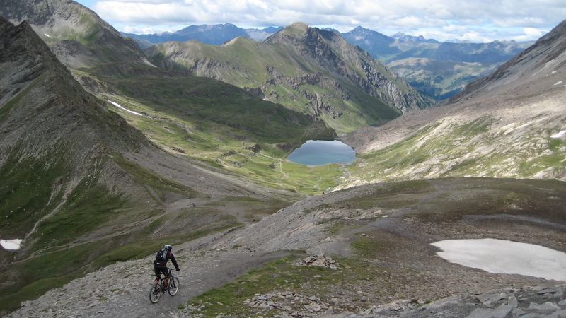 #1 Descente sur le col Vieux : Pendant que d Descente sur le col Vieux : Pendant que d'autres nous attendent au col des Vieux ;-)