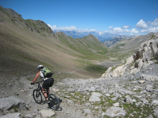 #6 Col de Serenne : Début d Col de Serenne : Début d'une longue et belle et plate descente.