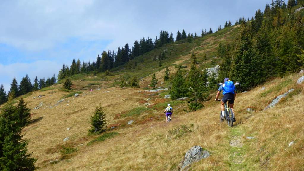 Plan Benoï : Magnifique sentier balcon face au Mt Blanc