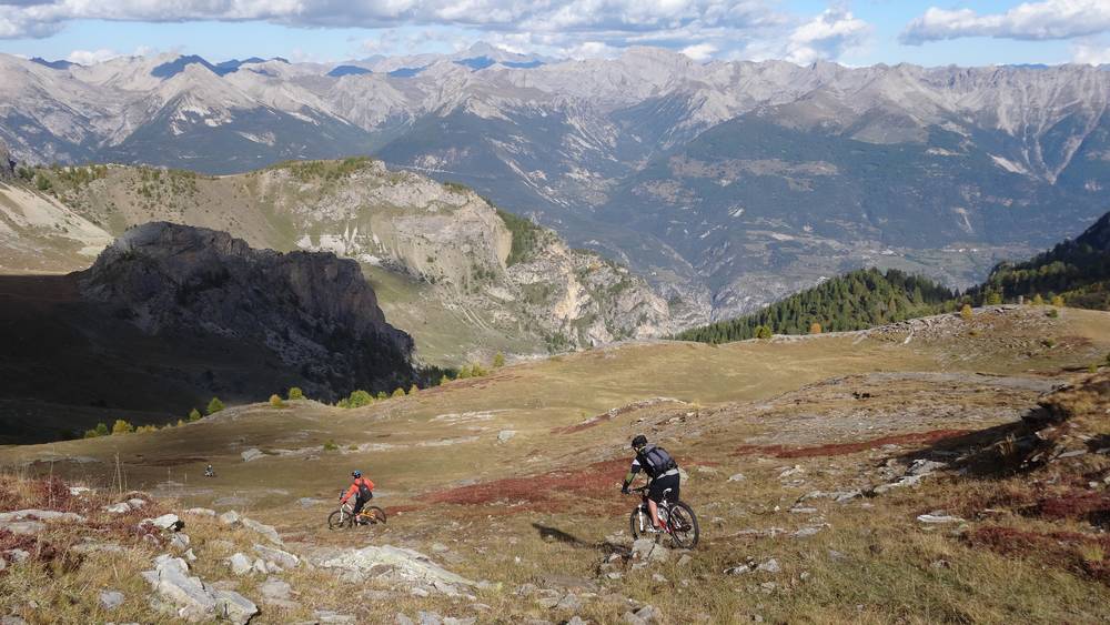 Alpage : col de Tramouillon en toile de fond