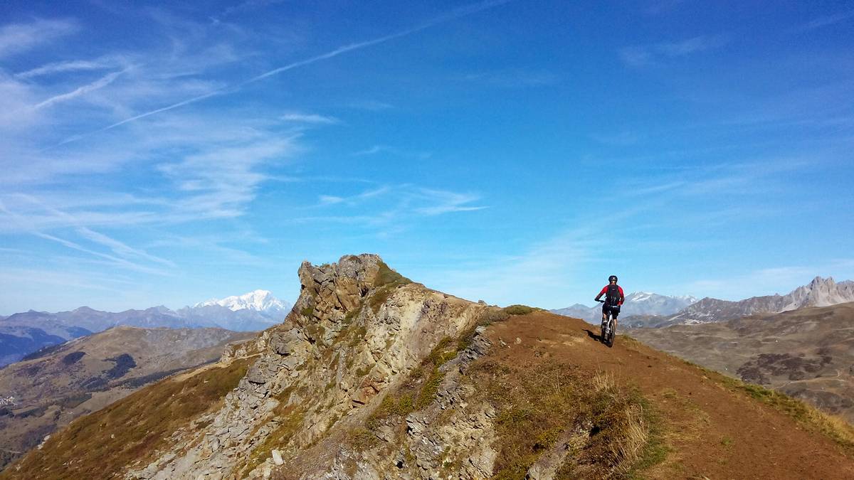 Thomas : la crête qui même à la dernière descente