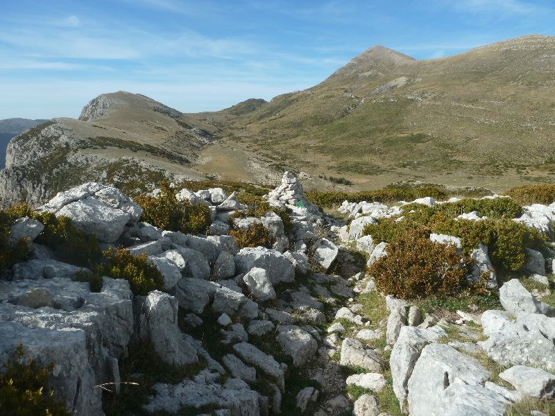 Mourre de Chanier : Arrivée au Pt 1616m