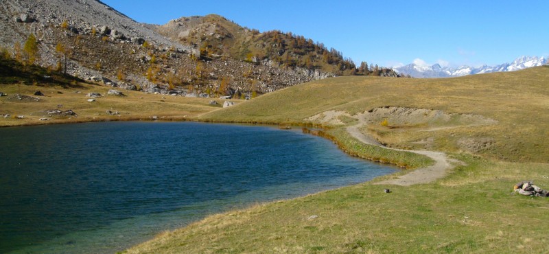 Lac du Lauzet : Début du sentier