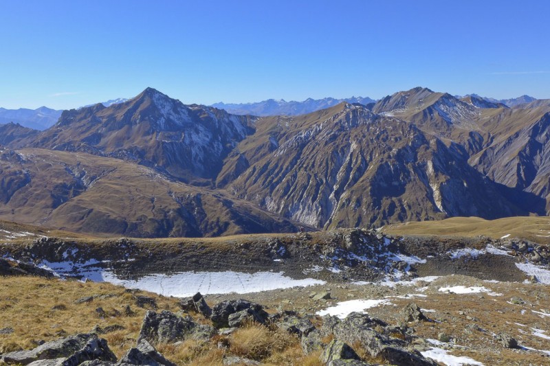 Pointe de la Gratte : Vue sur le perron des encombres