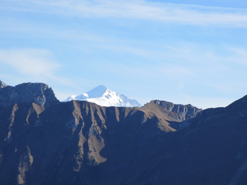 Le Grand Blanc... : Au loin, le Mt Blanc