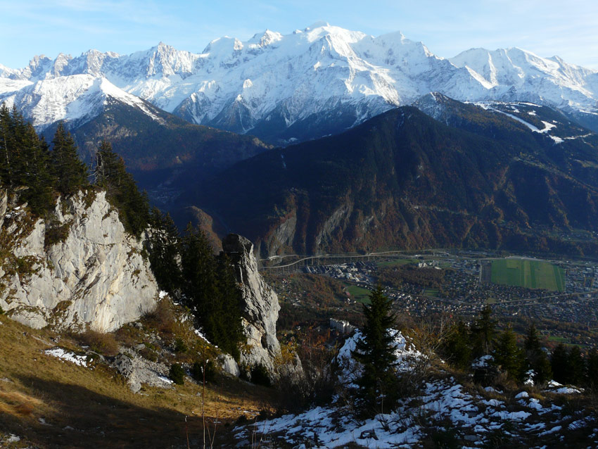 Vue depuis Frioland : La vue au top ! Dommage que pour le vélo ce soit pas aussi top