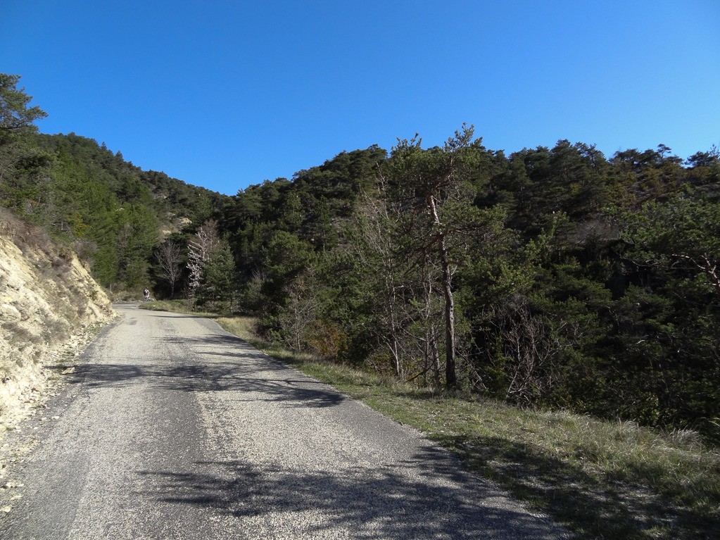 La longue montée au Col Fouteuse