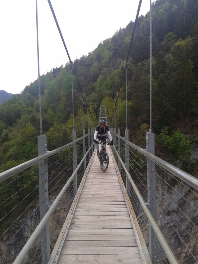 Passerelle à Farinet