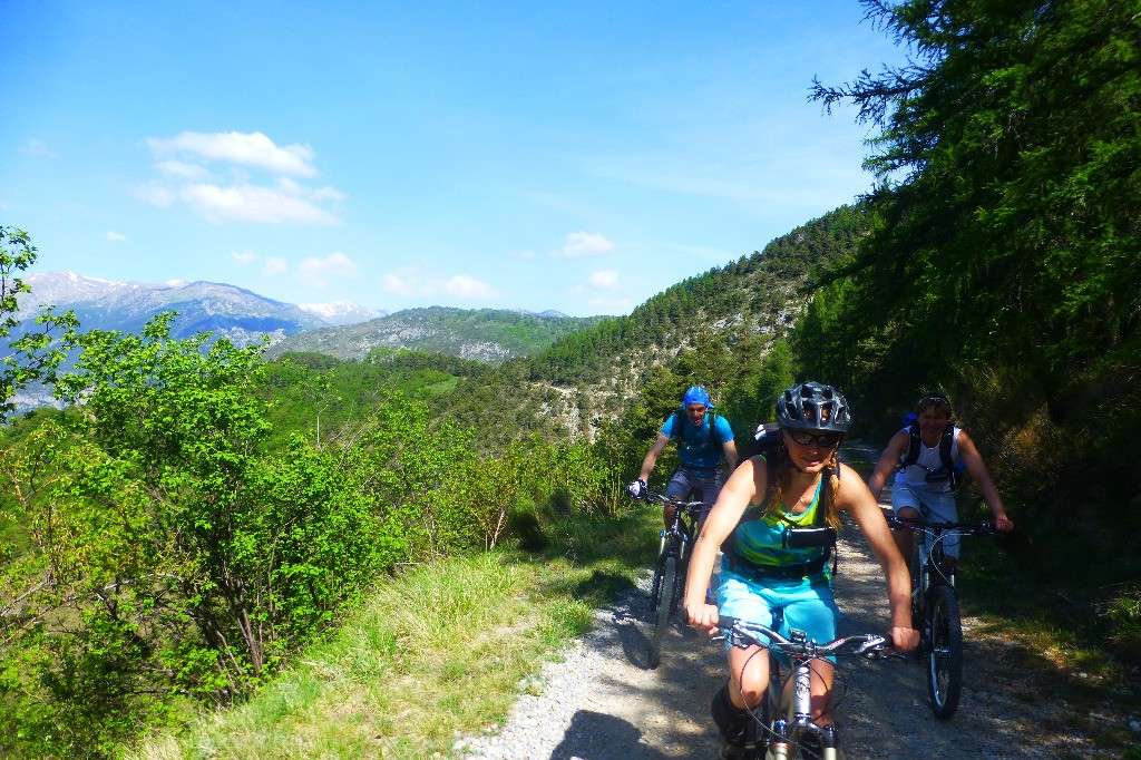 La piste est longue et permet de papoter