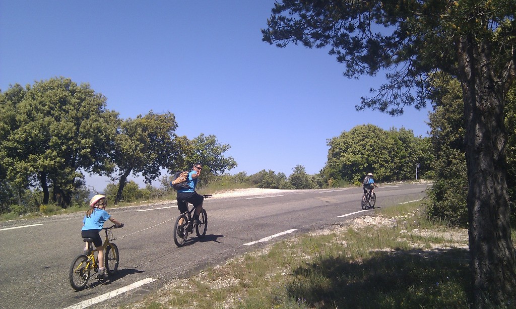 Montée sur route