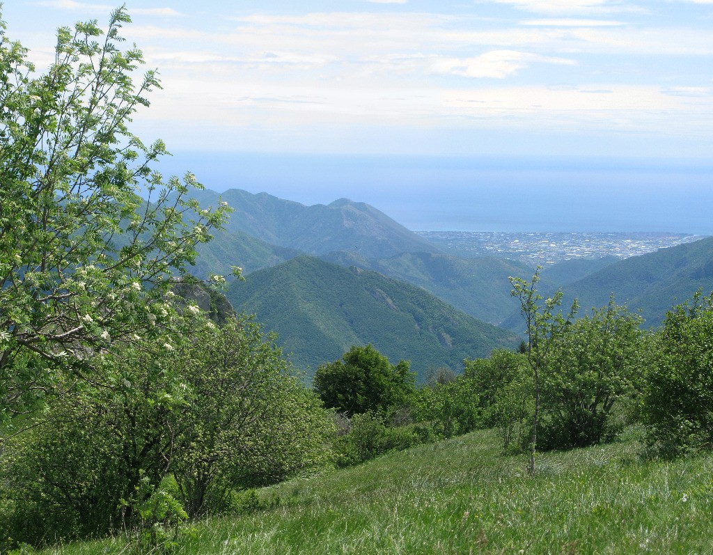 #10 Vue sur Algenga et la côte ligure Vue sur Algenga et la côte ligure