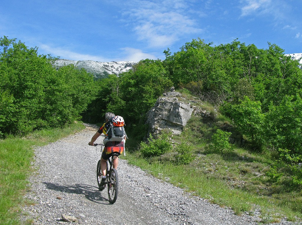 La très agréable piste du col de Priore