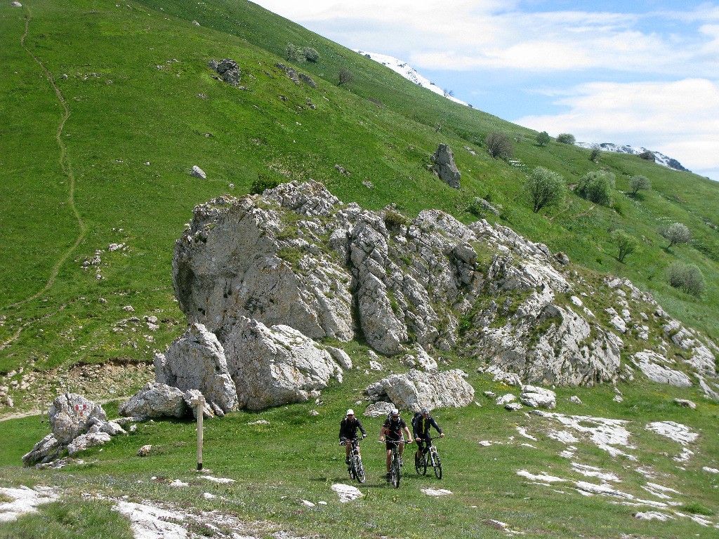 Départ du col de Prione