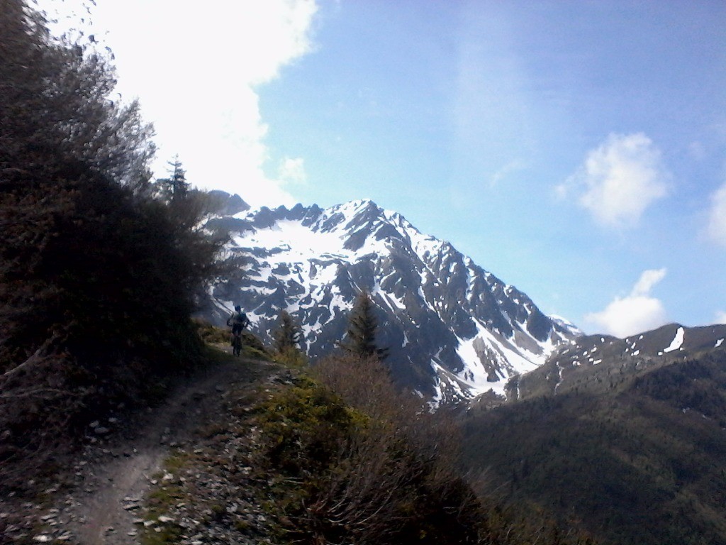 en direction chalet de la Grande Montagne