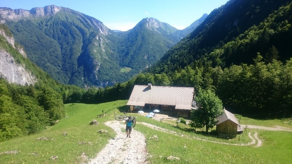 Portage au dessus de Lindion