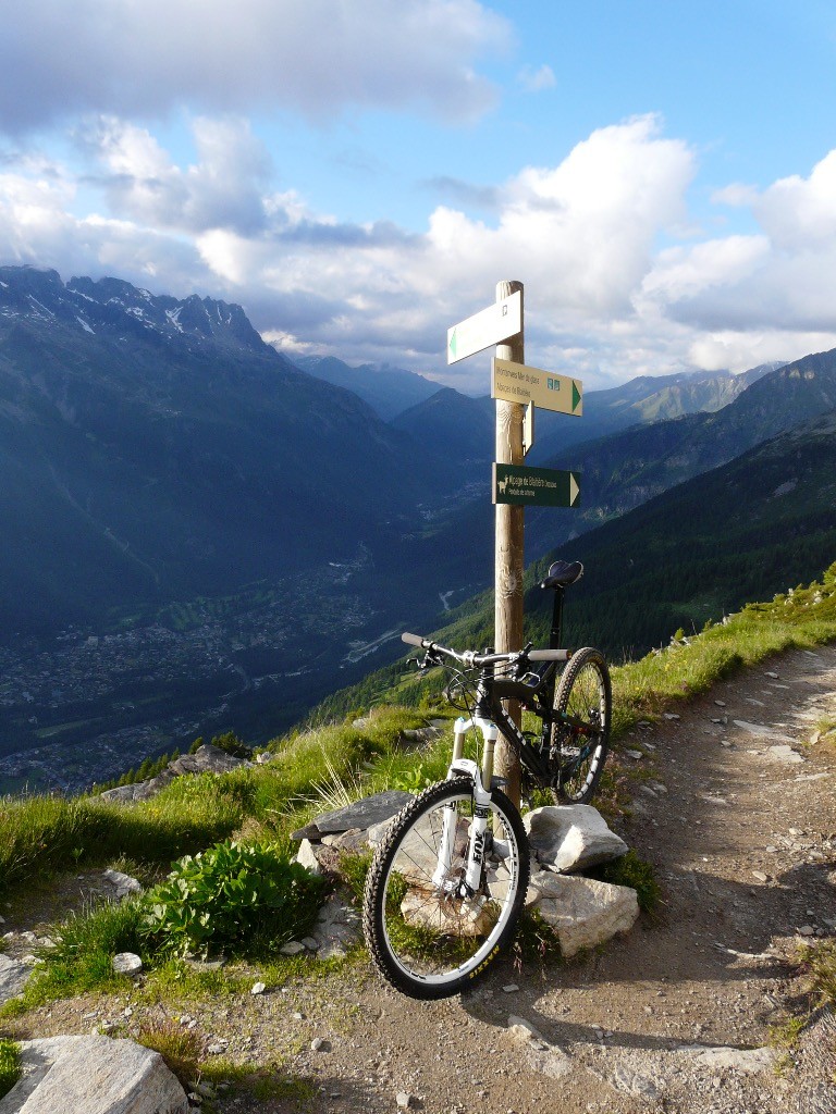 #20 Départ de la descente sur Chamonix Départ de la descente sur Chamonix