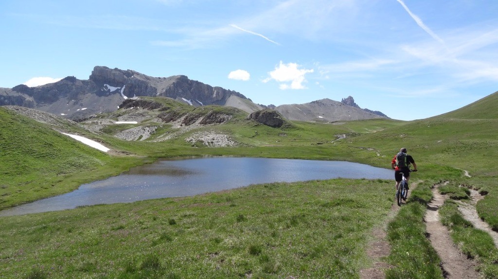 Toz en action à la montée 2 : Lac du Cogour