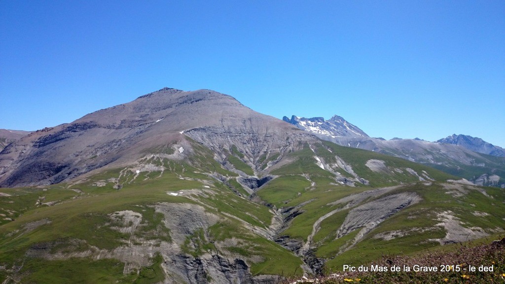 Pic du Mas de la Grave et son anté cîme