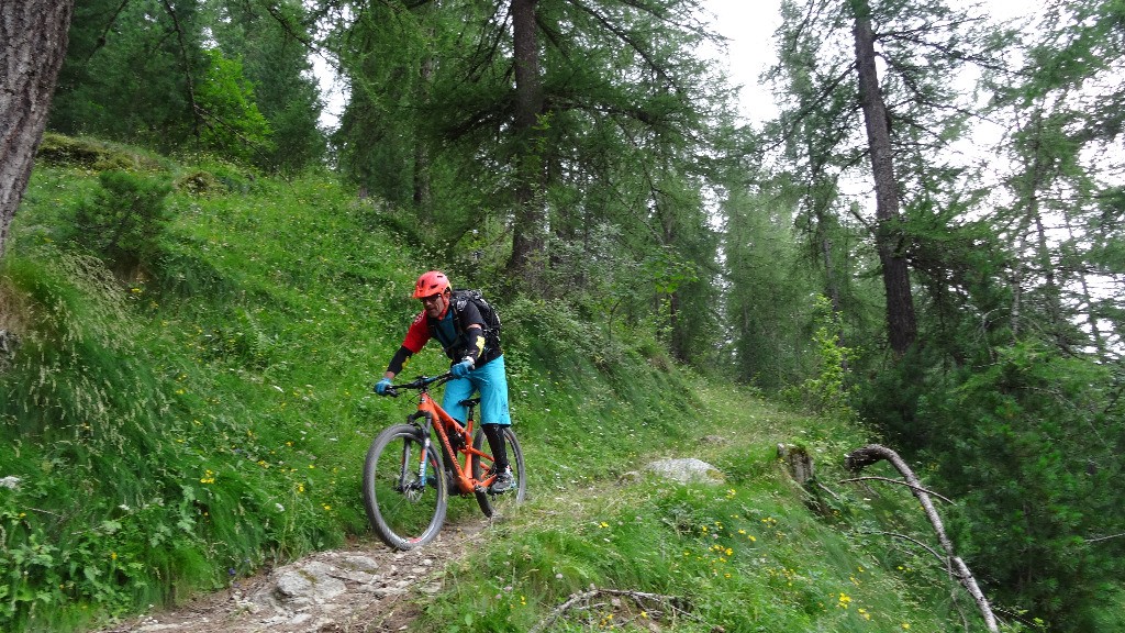 Descente de folie sur Chiesa di Bellino