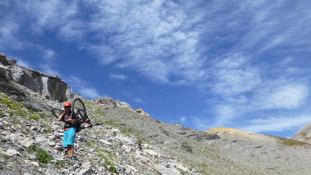 Portage pour rejoindre Bassa di Terrarossa