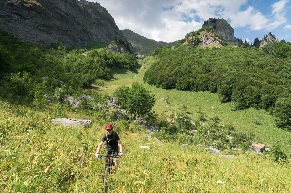 Sous la combe de l'Aiguille