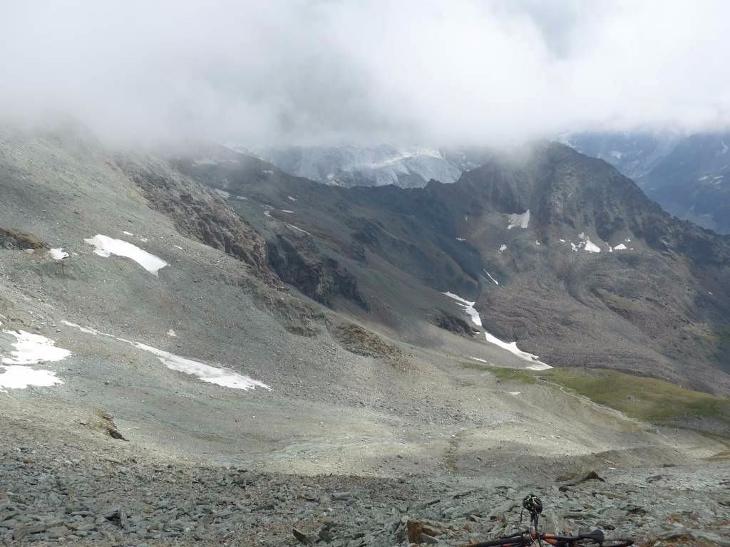 Versant N du col de Milon