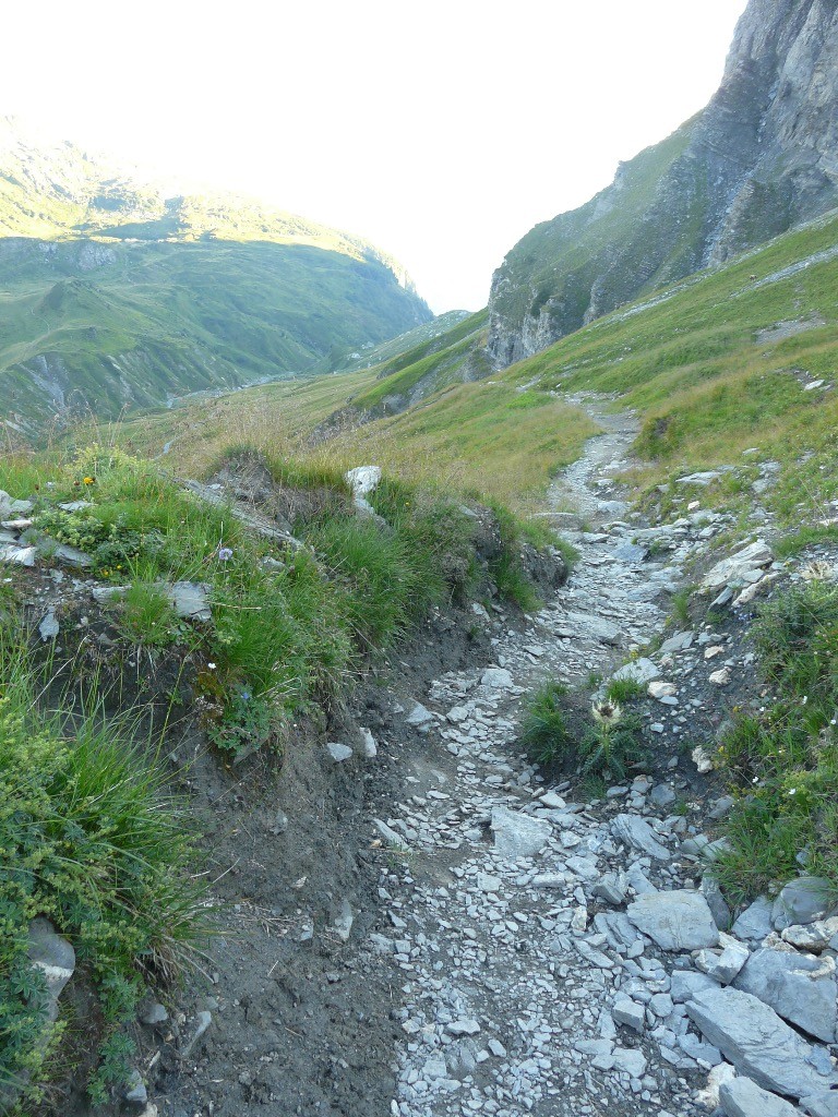 Descente du col d'Anterne