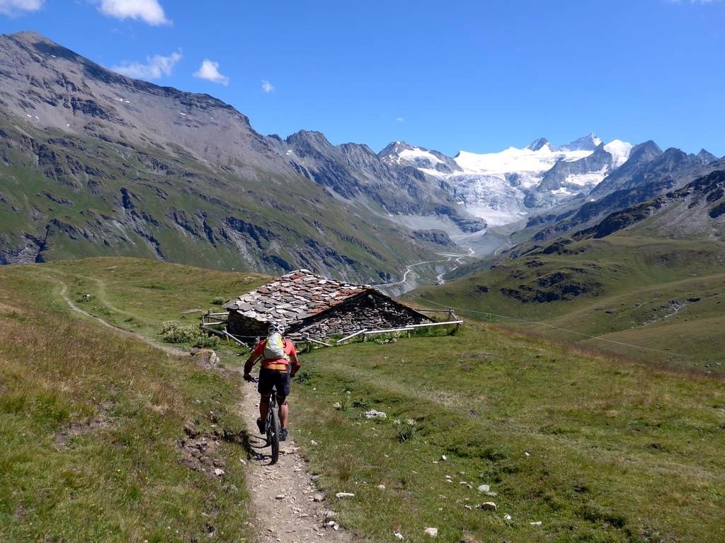 Descente du col de Torrent