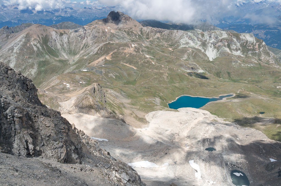 Becs de Bosson et lac de Lona