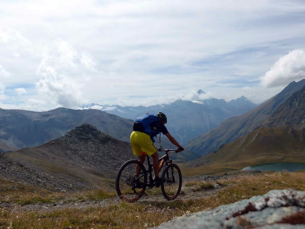 Descente du col St Marcel