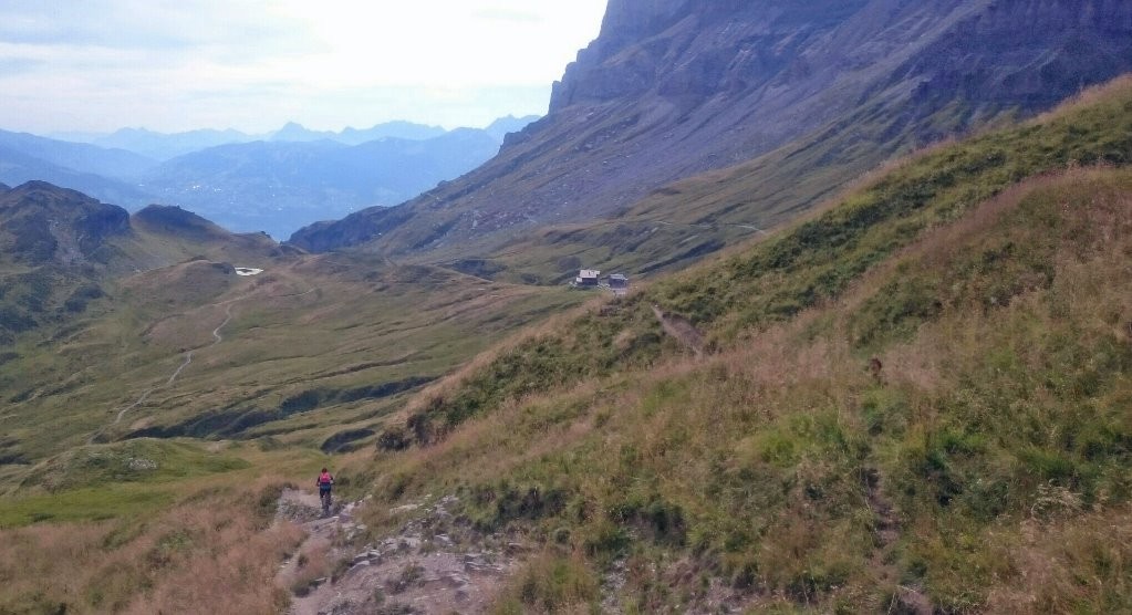 descente cassante vers Moëde