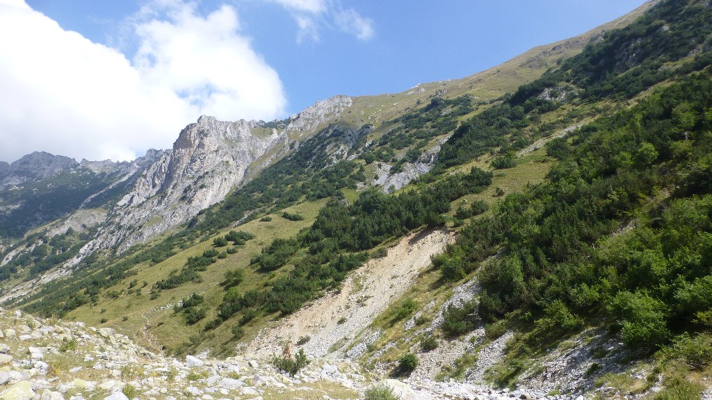 Le glissement de terrain qui m'a obligé à faire 1/2 tour