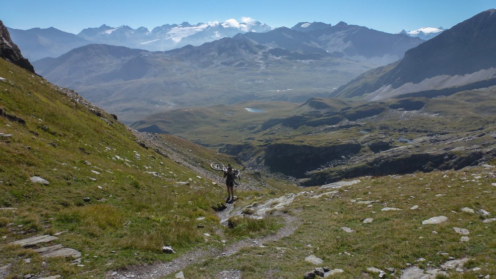 Arrivée au col de Pte Rousse