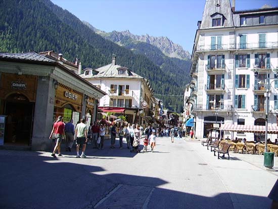 Arrivée à Chamonix