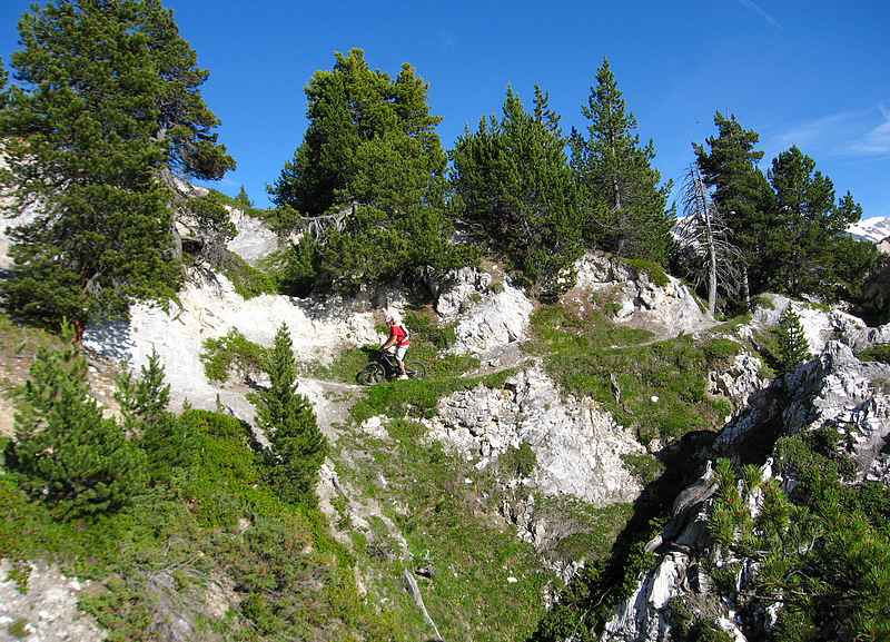 Gyspières : Sentier de rêve dans les gypsières