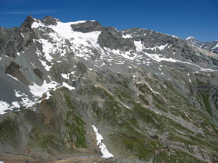 sommet de Bellecôte : Glacier du cul du Nant