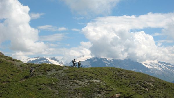 Glaciers de la Vanoise : Dommage les sommets sont bouchés, sinon on est aux premières loges !