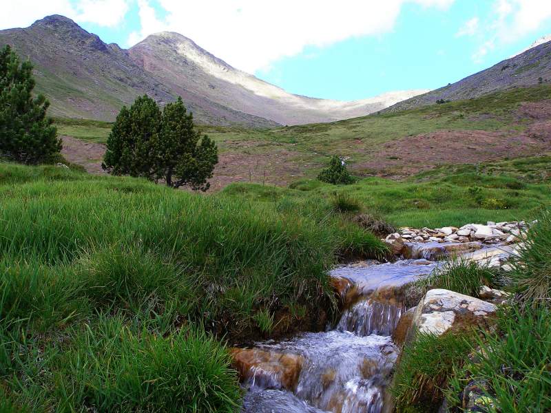 Coma de la Lllosa : Traversée sous les Péric