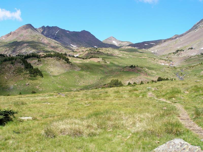 #6 Vallée des étangs Bleus : En allant vers la vallée de la Grave Vallée des étangs Bleus : En allant vers la vallée de la Grave
