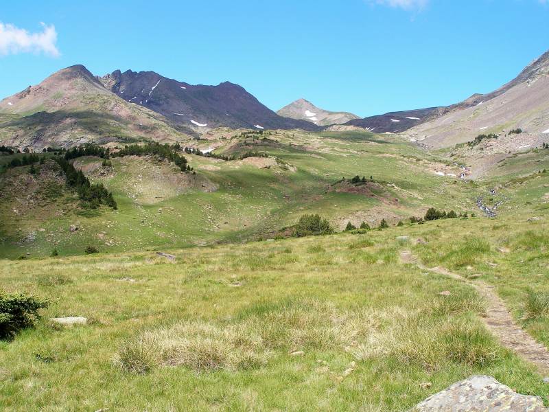 Vallée des étangs Bleus : En allant vers la vallée de la Grave