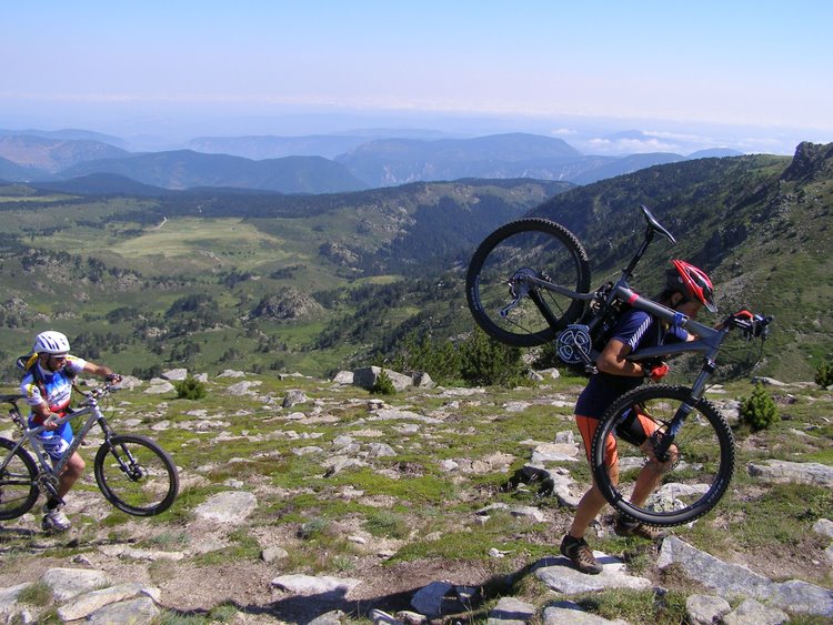 Portage : Avant la partie sommitale (photo Patrick)